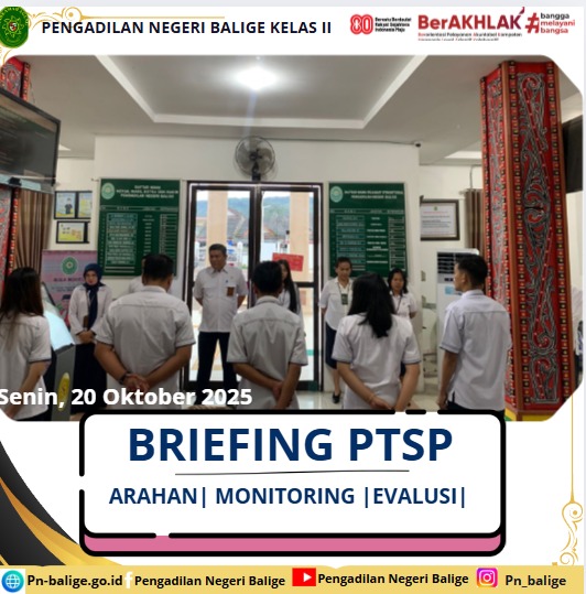 BRIEFING PAGI PTSP BRIEFING PAGI PTSP